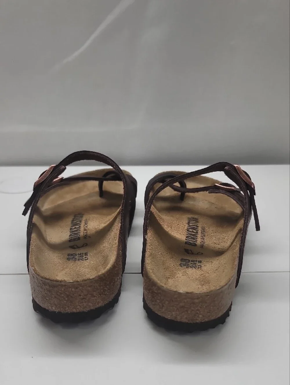 Birkenstock Mayari Oiled Leather Sandals Size 7